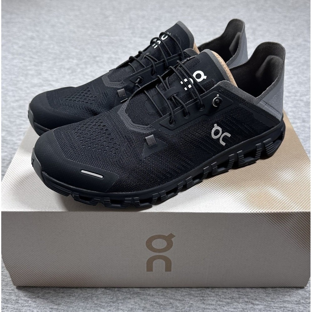 On Cloud Athletic Shoes Mens Size 11 Cloud 6 Coast Black Rock Running NEW